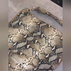 Snakeskin purse
